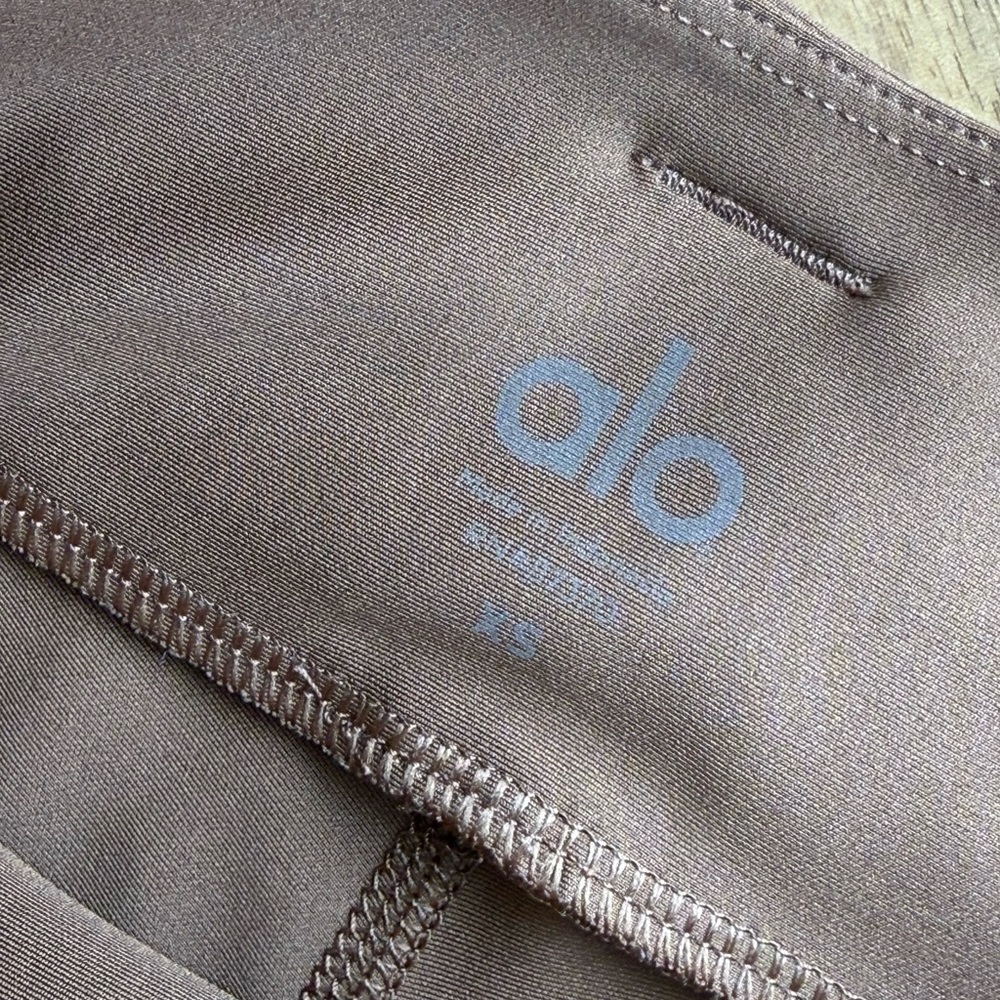 ALO Yoga Brown High-Rise Leggings - Picture 12 of 13